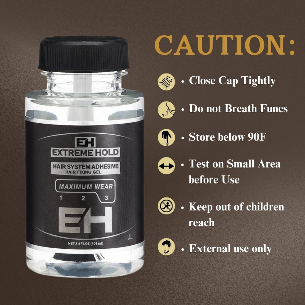 Extreme Hold Adhesive for Hair Wig Waterproof Glue With Brush Applicator Hair Styler (101ml)