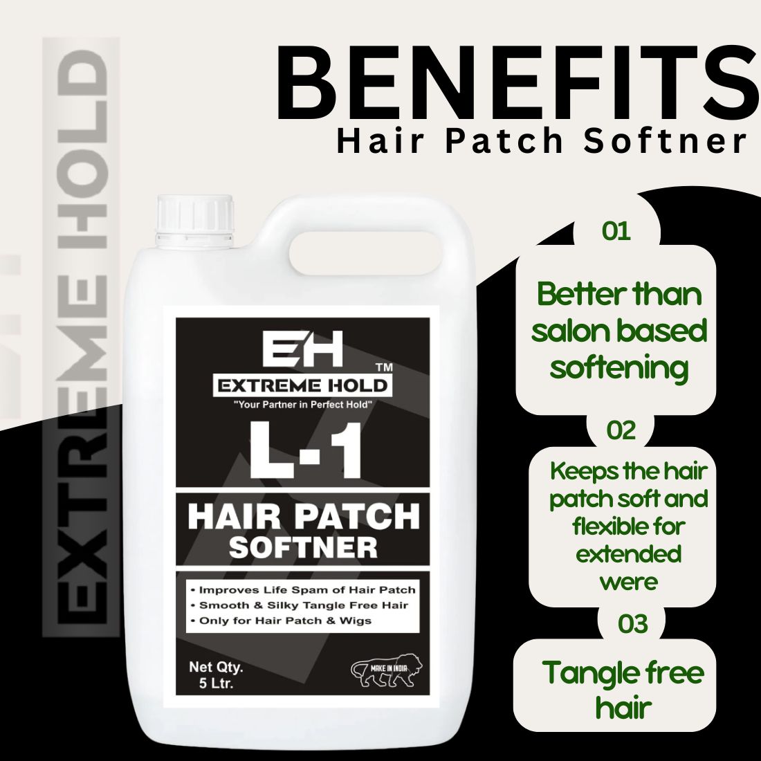 Extreme Hold L-1 Hair Patch Softener 5