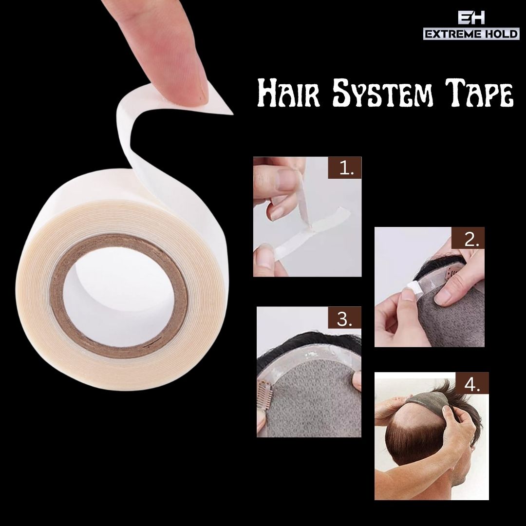 Extreme Hold Adhesive Tape 1x3 yards 1 Roll double side adhesive Hair Styler.