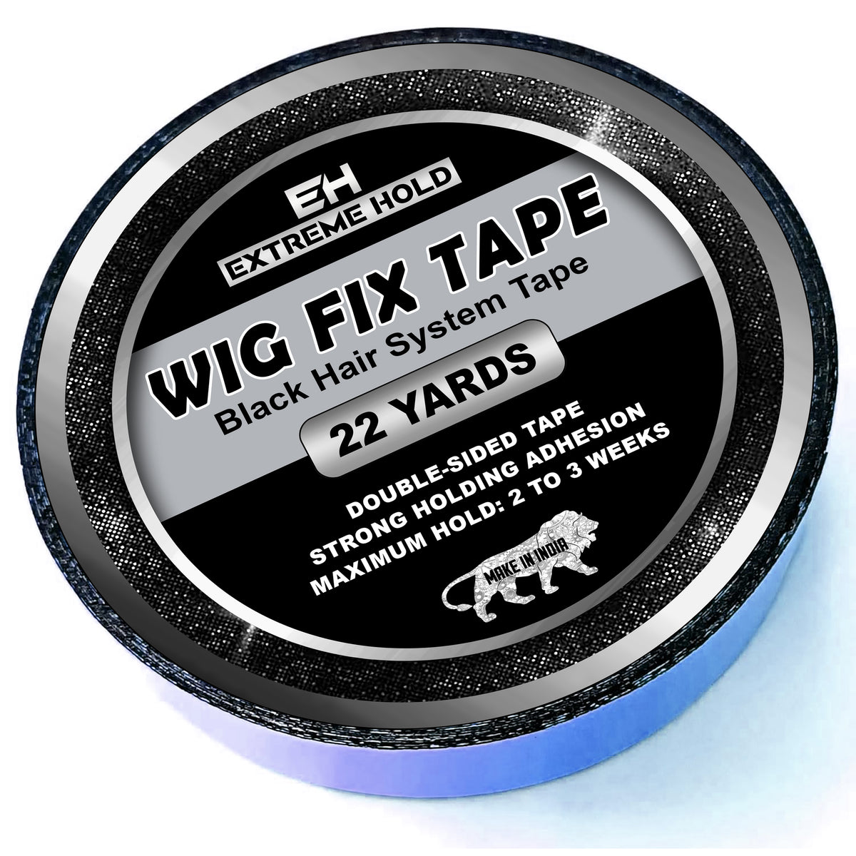 Extreme Hold Premium 22m Black Blue Cotton Double Sided Wig Tape For Hair System.