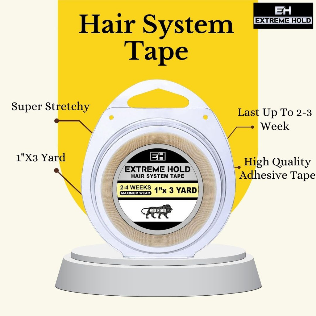 Extreme Hold Adhesive Tape 1x3 yards 1 Roll double side adhesive Hair Styler.