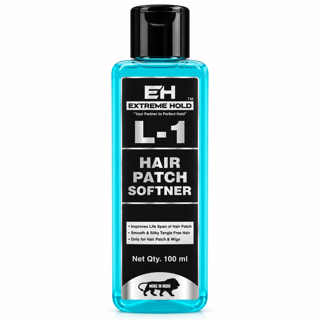 Extreme Hold L-1 Hair Patch Softener| Soft, Silky and Tangle-Free Hair Styling(100 ml)