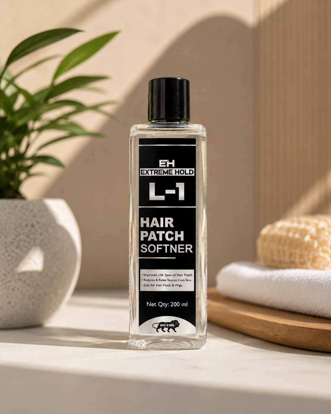 Extreme Hold L-1 Softener (hair patch wash chemical) tangle-free hair style Hair Styler (200 ml)