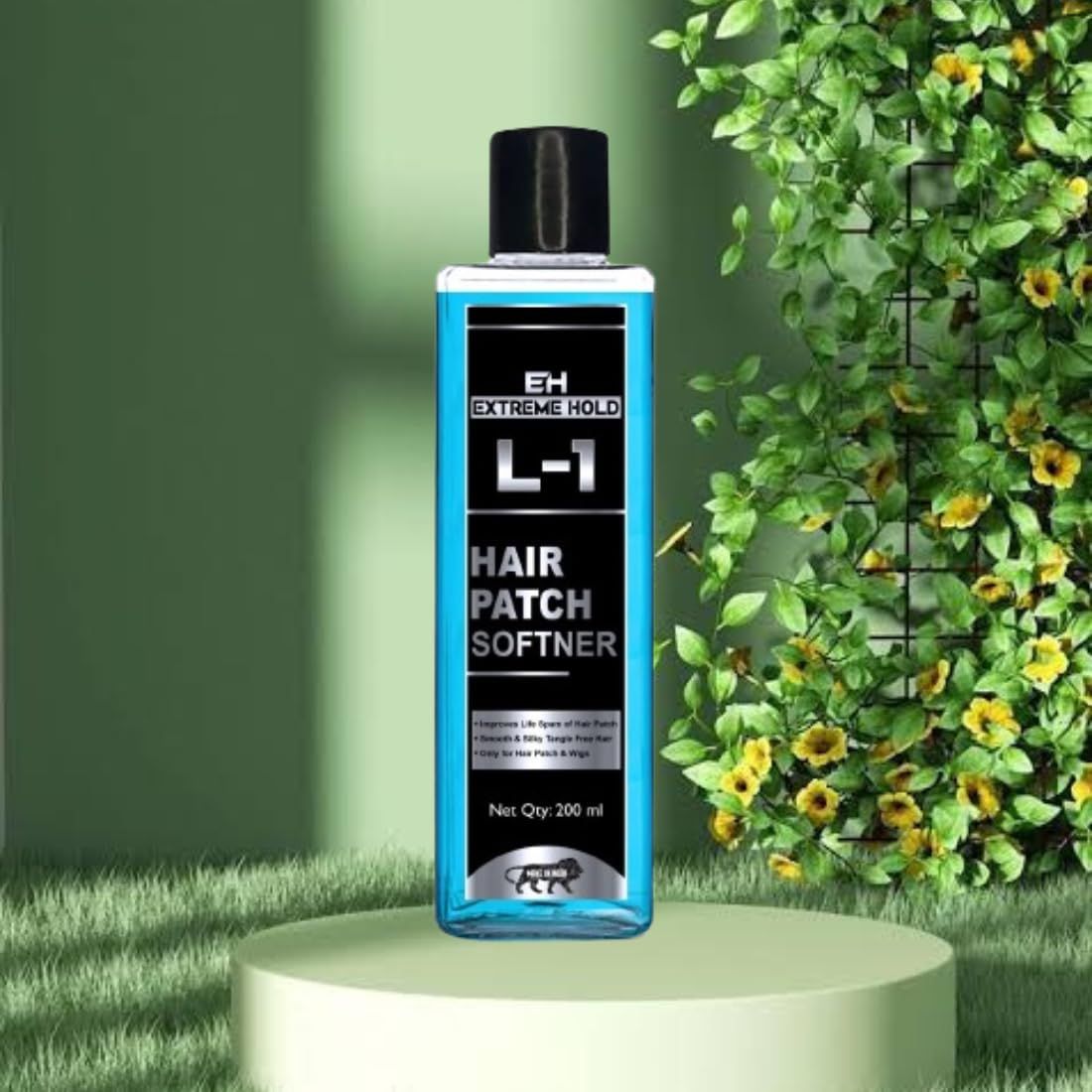 Extreme Hold L-1 Hair Patch Softener Growth Hair Patch Softener| Hair Patch Wash Chemical| Soft, Silky and Tangle-Free.(200ml)