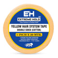 EXTREME HOLD Yellow Wig Tape 20M | Double-Sided Hair Patch & Wig Adhesive Tape| Hair Accessory Set (Yellow)