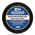 EXTREME HOLD Black 5m | Strong Hold Hair Patch & Wig Adhesive Tape. Hair Accessory Set (Black)