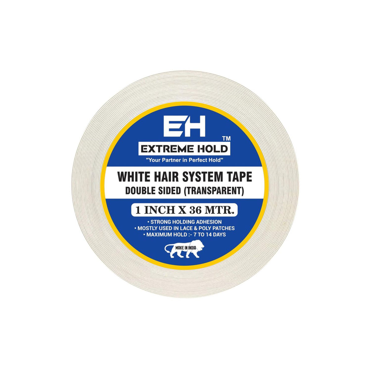 Extreme Hold 36m,Double Sided Transparent White Wig Tape for men |women Hair Extension