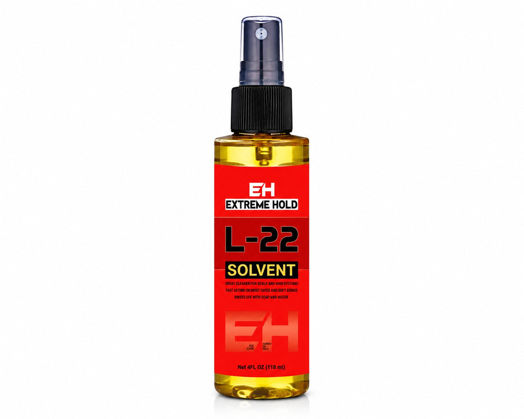 Extreme Hold L-22 Solvent Adhesive Remover Residue Wig Tape Remover Fast-Acting Skin-Safe| Hair Styler (118 ml)