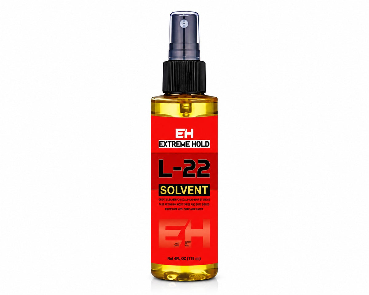 Extreme Hold L-22 Solvent Adhesive Remover Residue Wig Tape Remover Fast-Acting Skin-Safe| Hair Styler (118 ml)