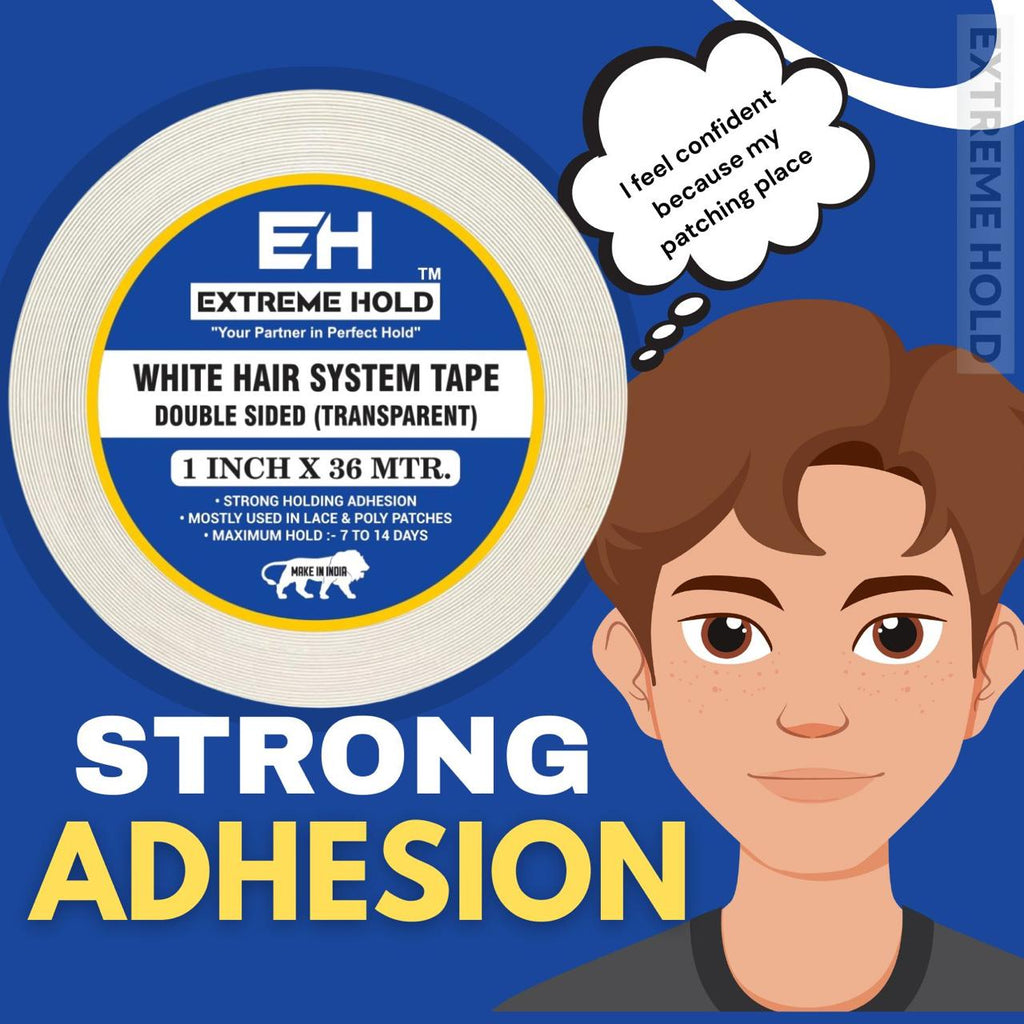 Extreme Hold 36m,Double Sided Transparent White Wig Tape for men |women Hair Extension