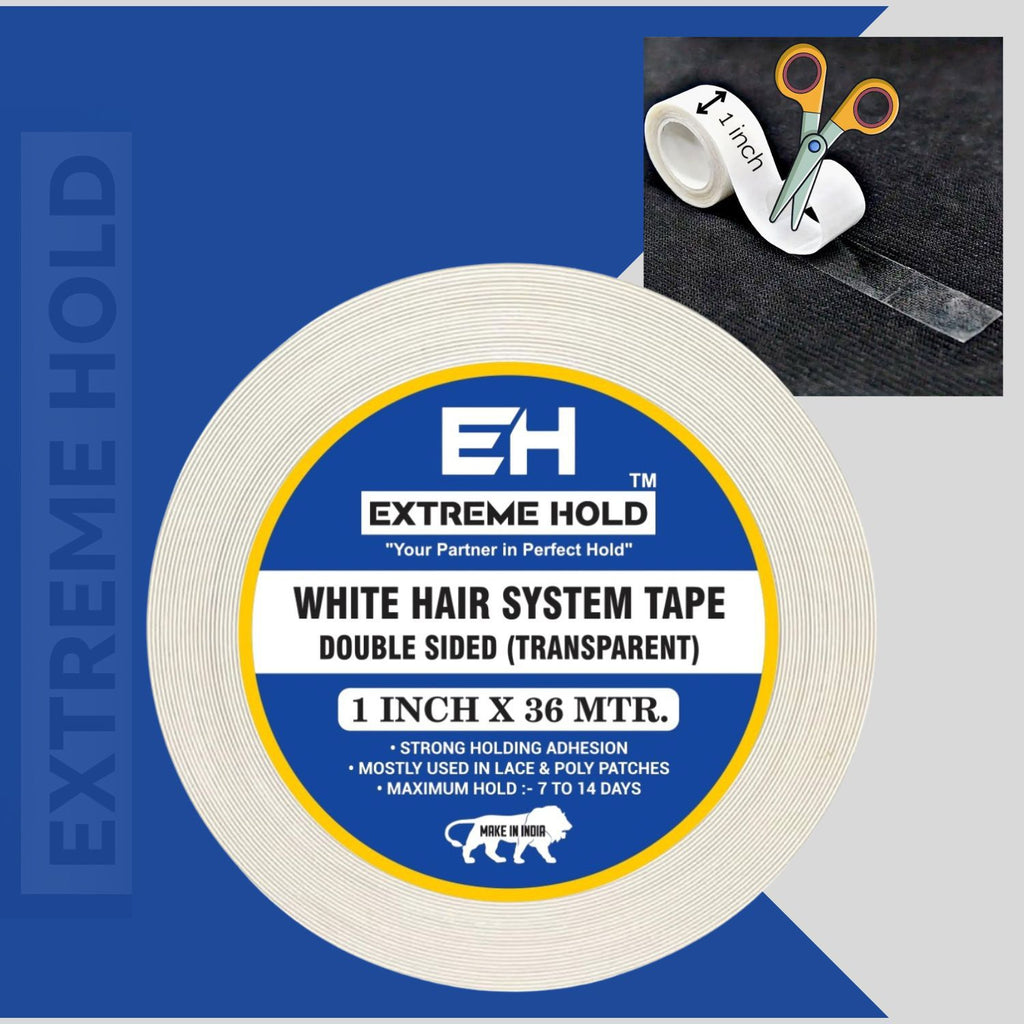 Extreme Hold 36m,Double Sided Transparent White Wig Tape for men |women Hair Extension